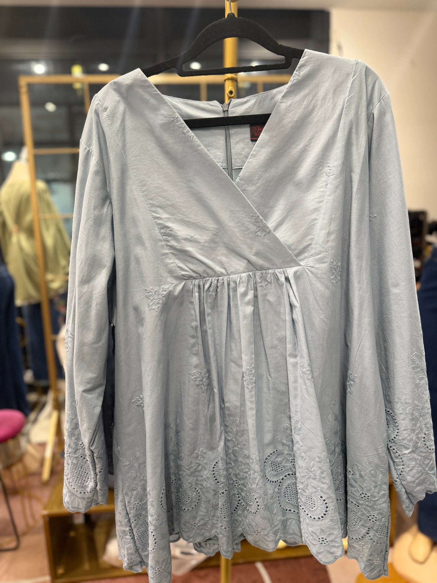 Natalia Eyelet Top