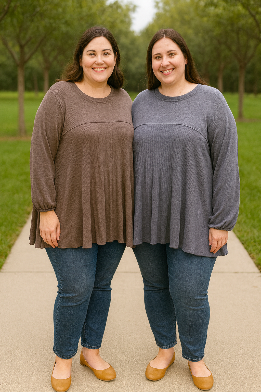 Dazzle Aster Fabric Top Plus Size