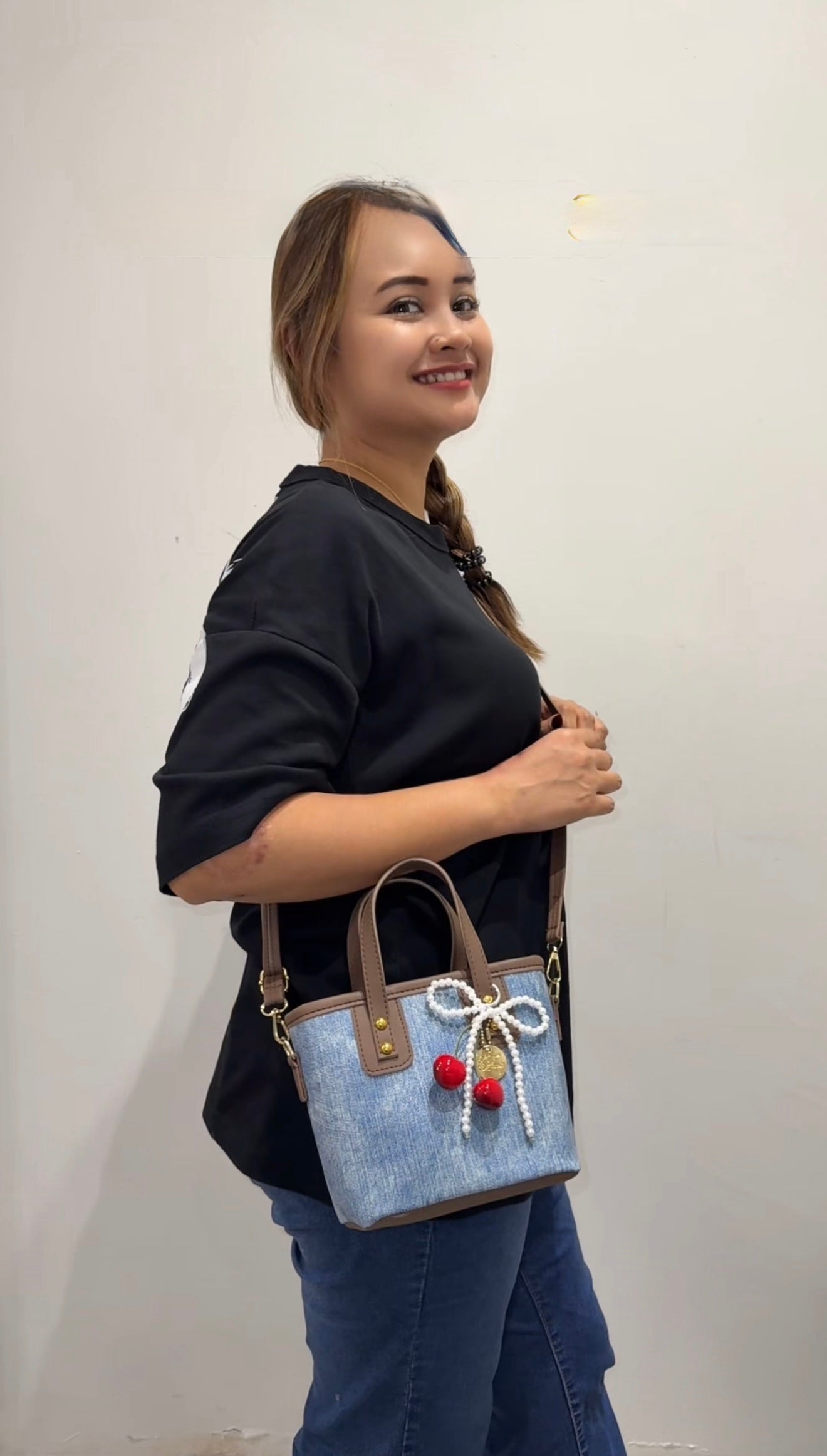 Marcelia Denim Bag