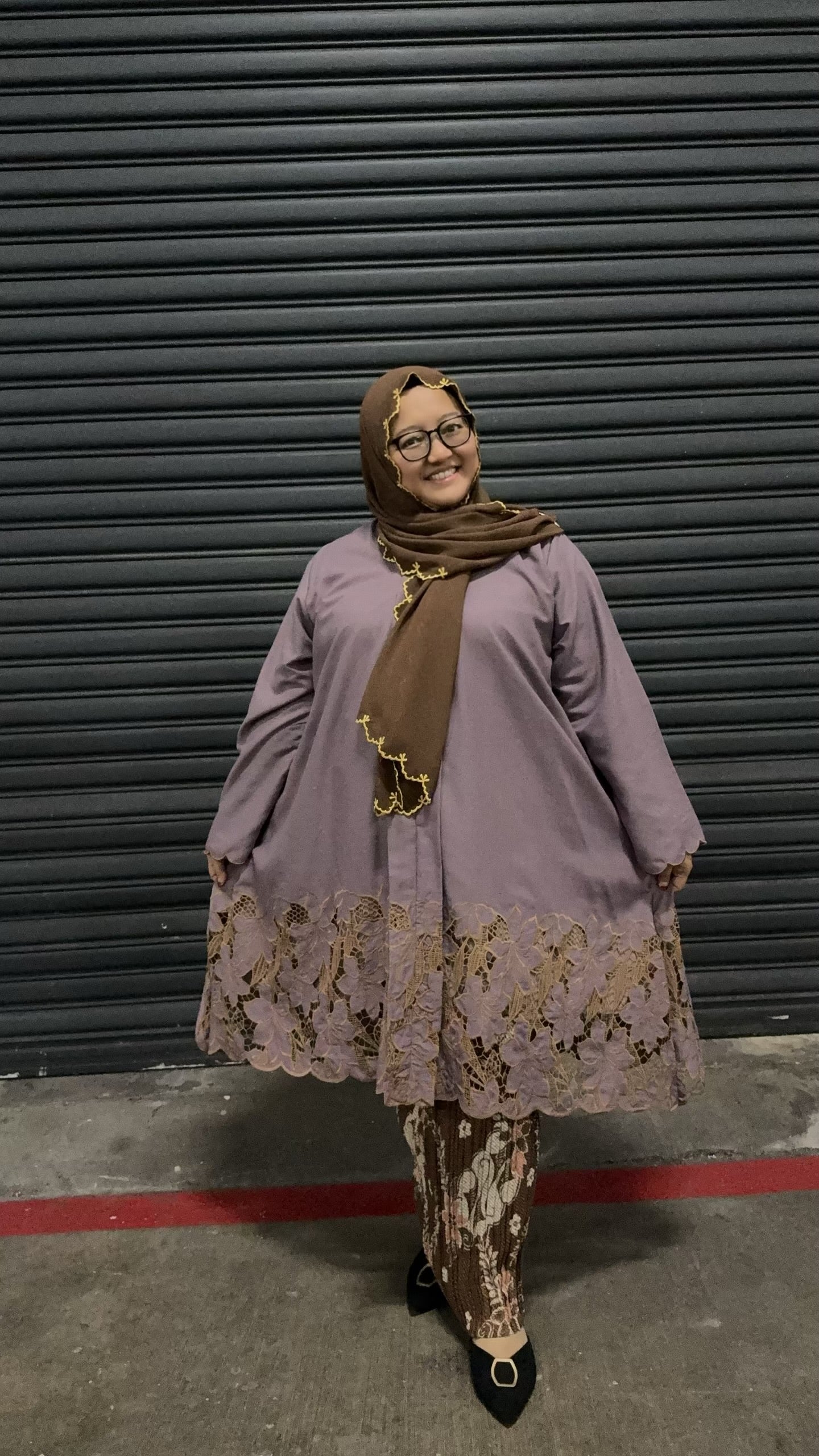 Azura Kebaya Top With Lace
