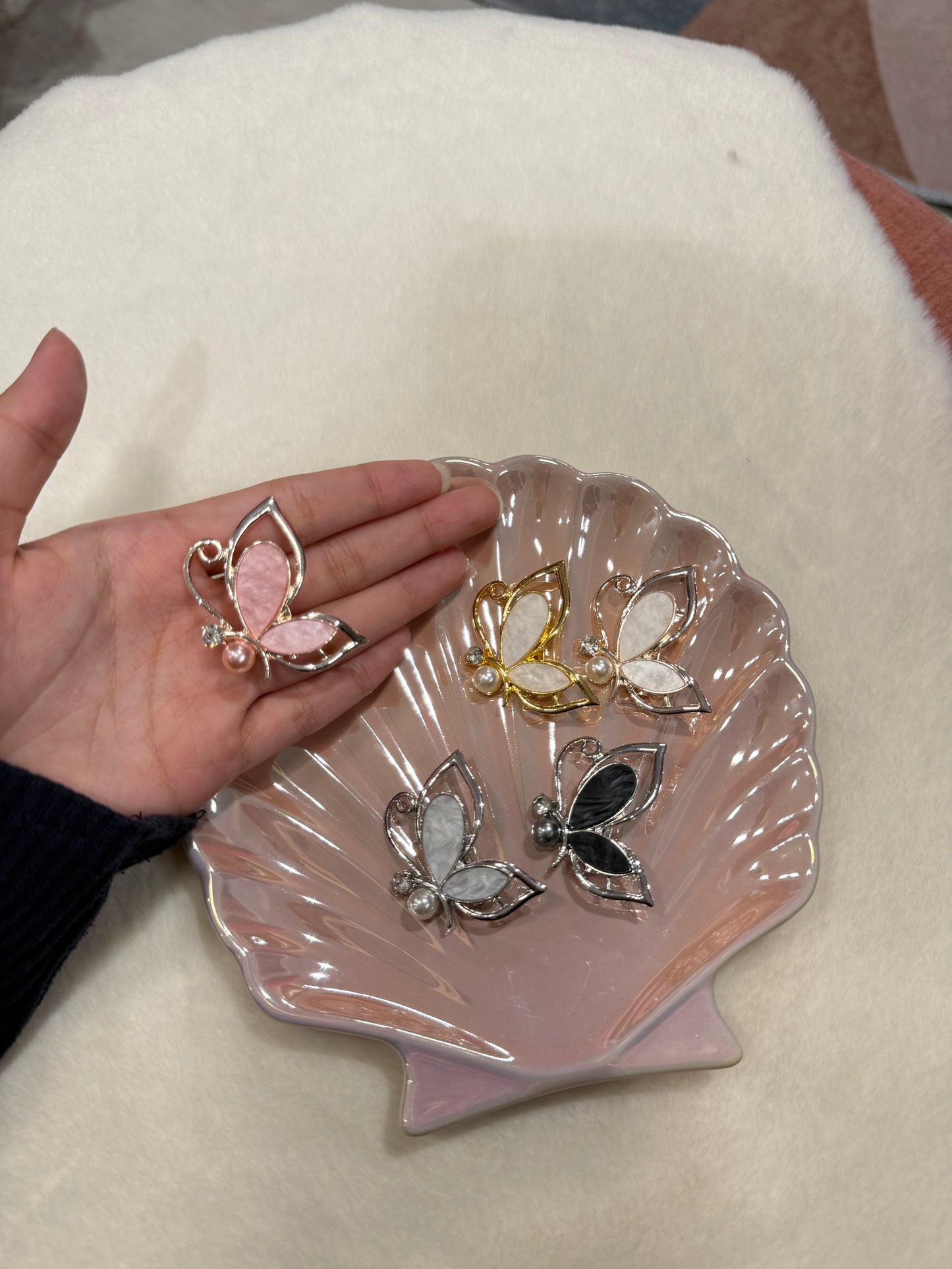 Half Butterfly Brooch