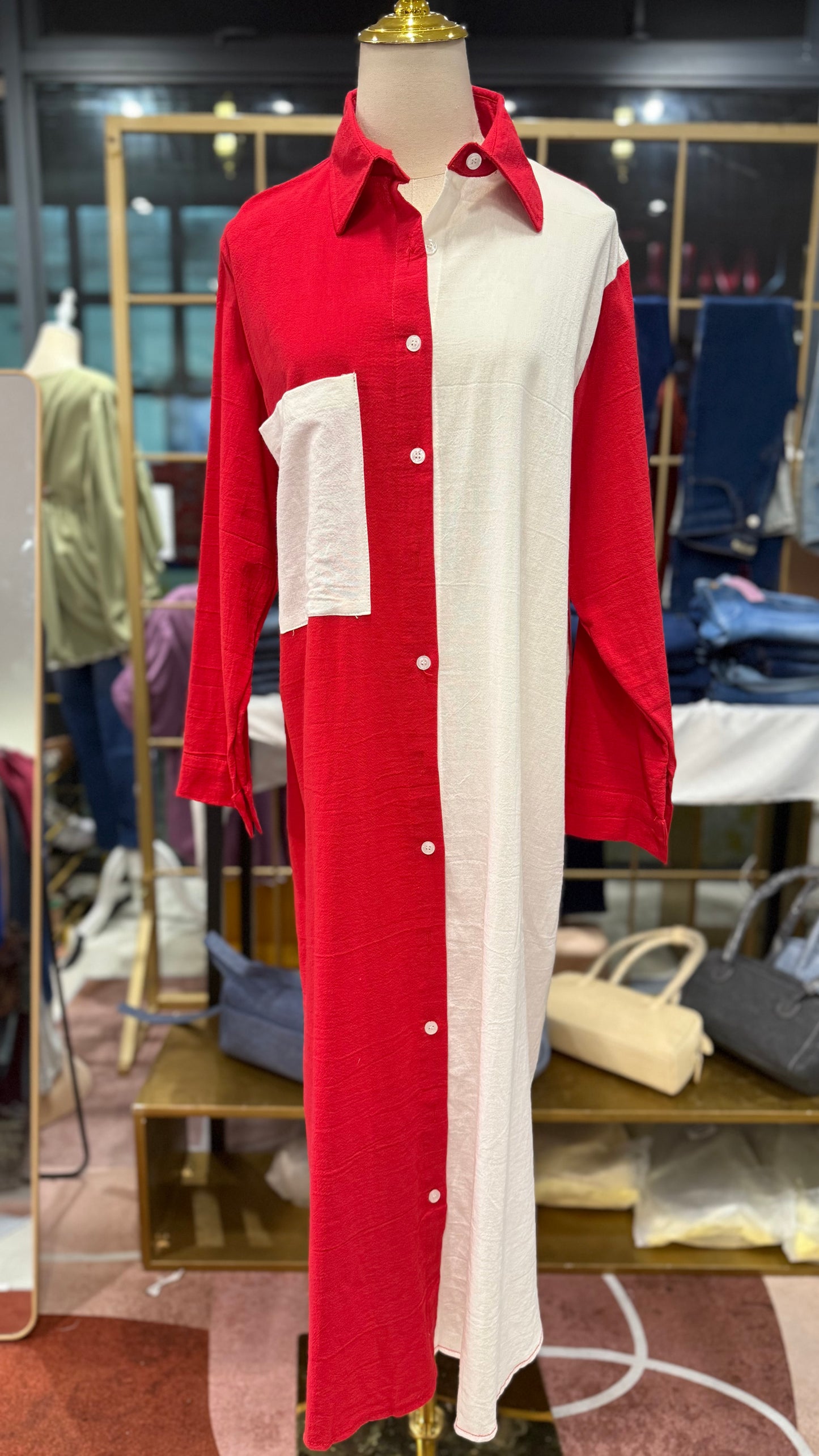 SGST Collared Long Tunic