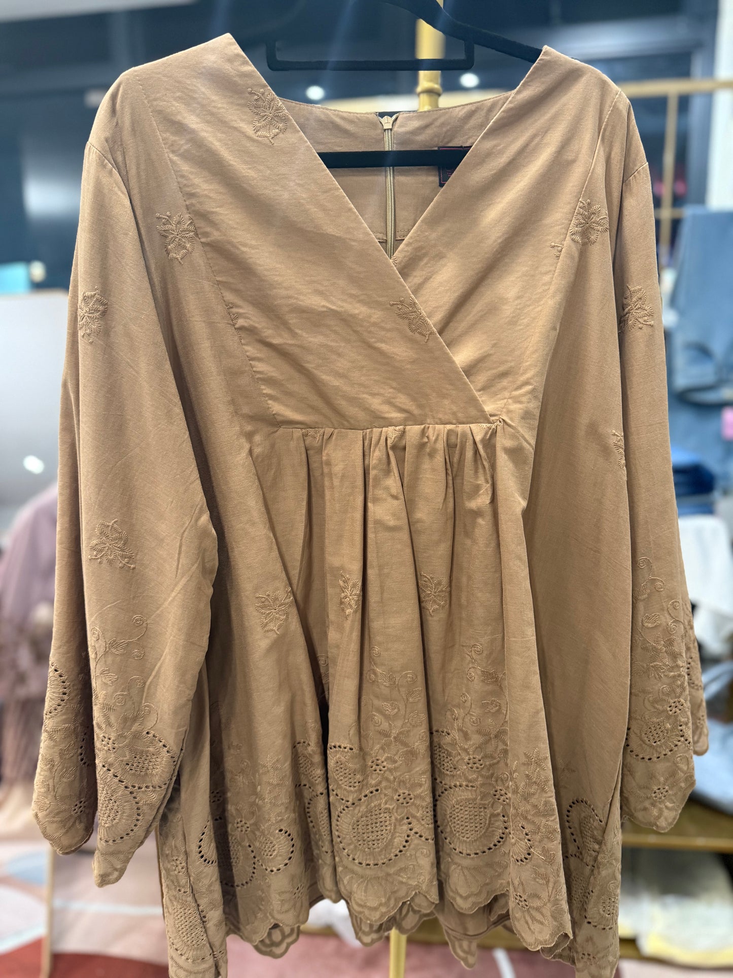 Natalia Eyelet Top