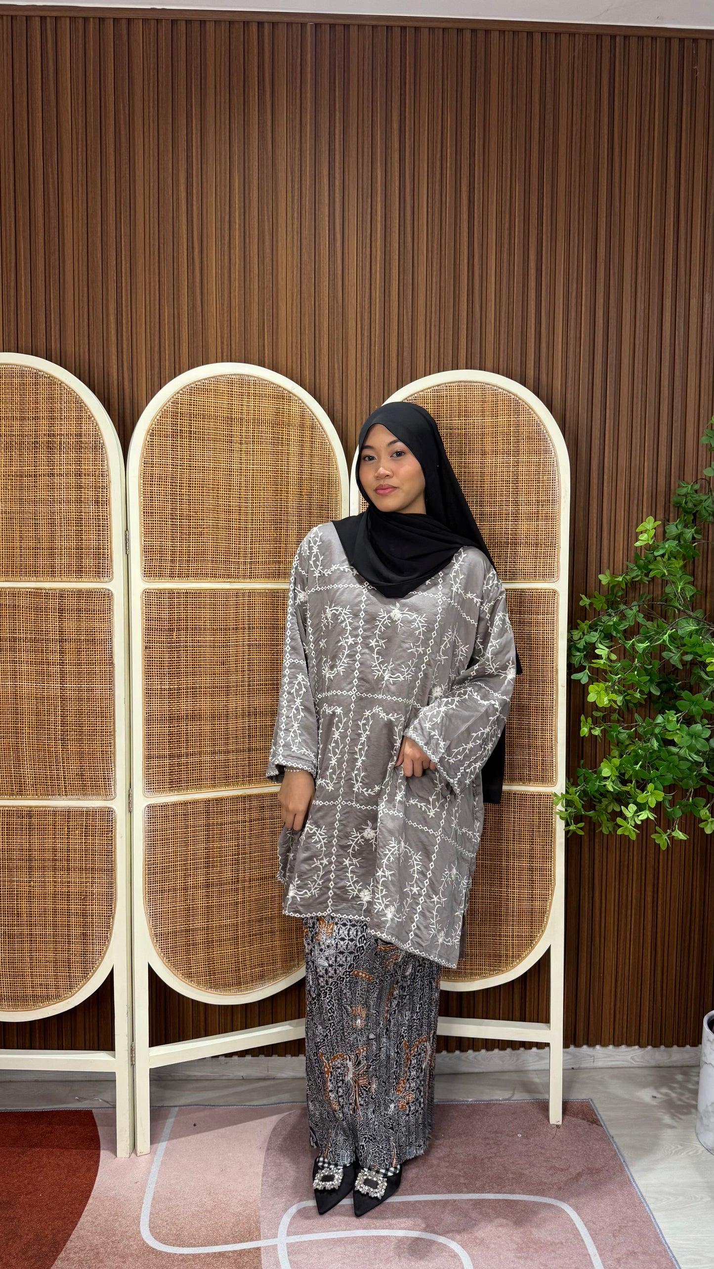 Soraya Tunic Premium Paper Silk With Lining