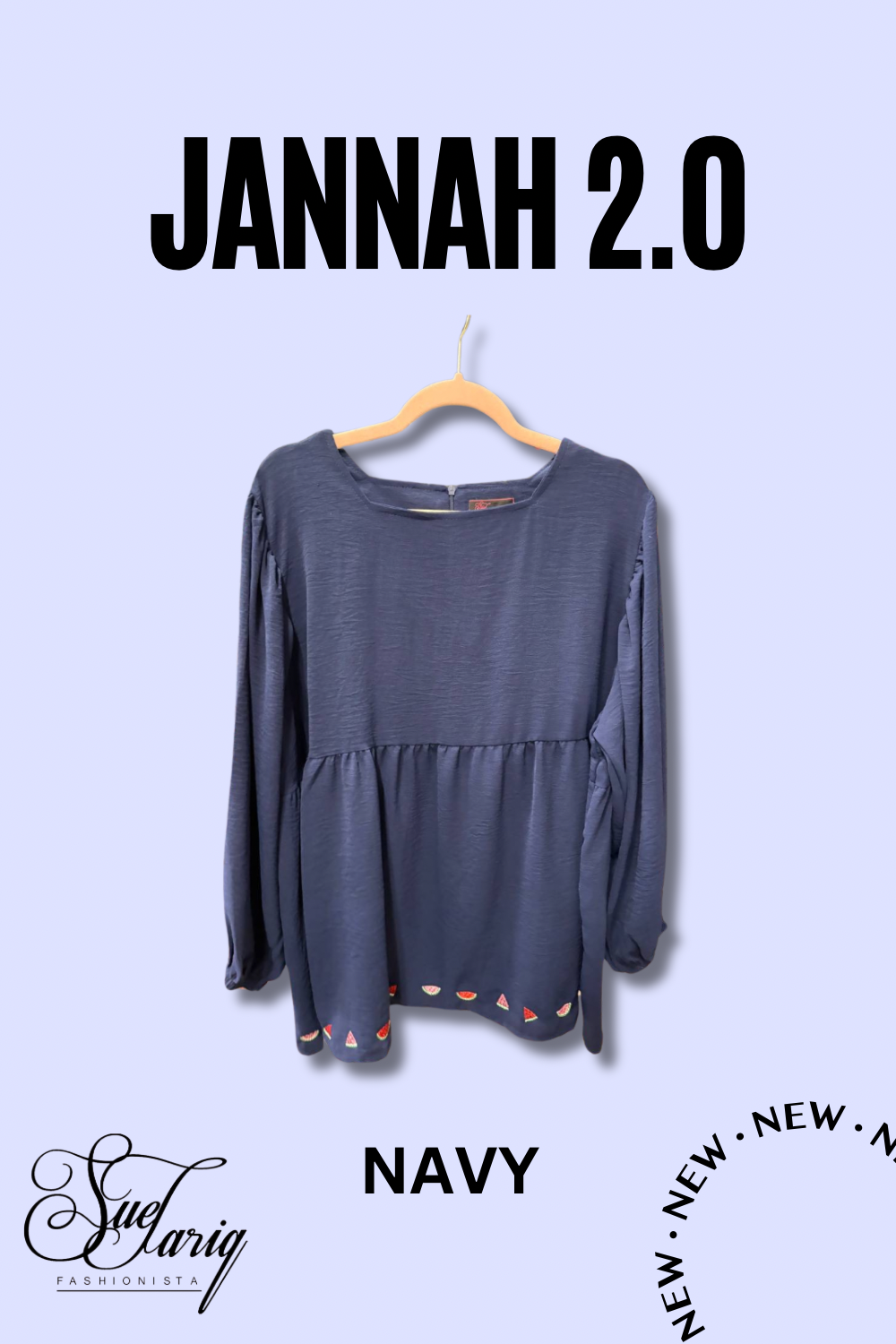 Jannah 2.0 watermelon babydoll top