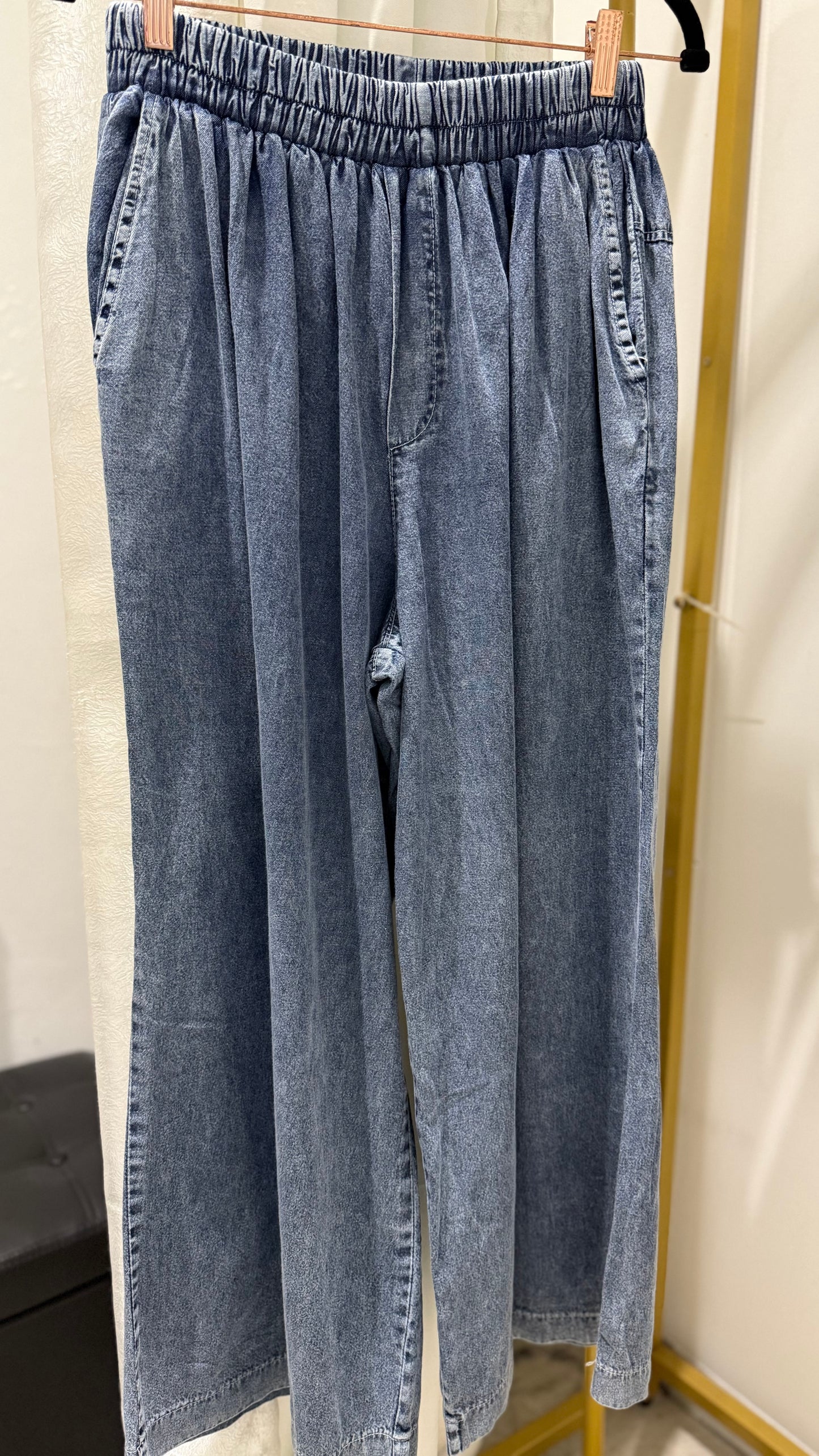 Emelyn Plain Soft denim