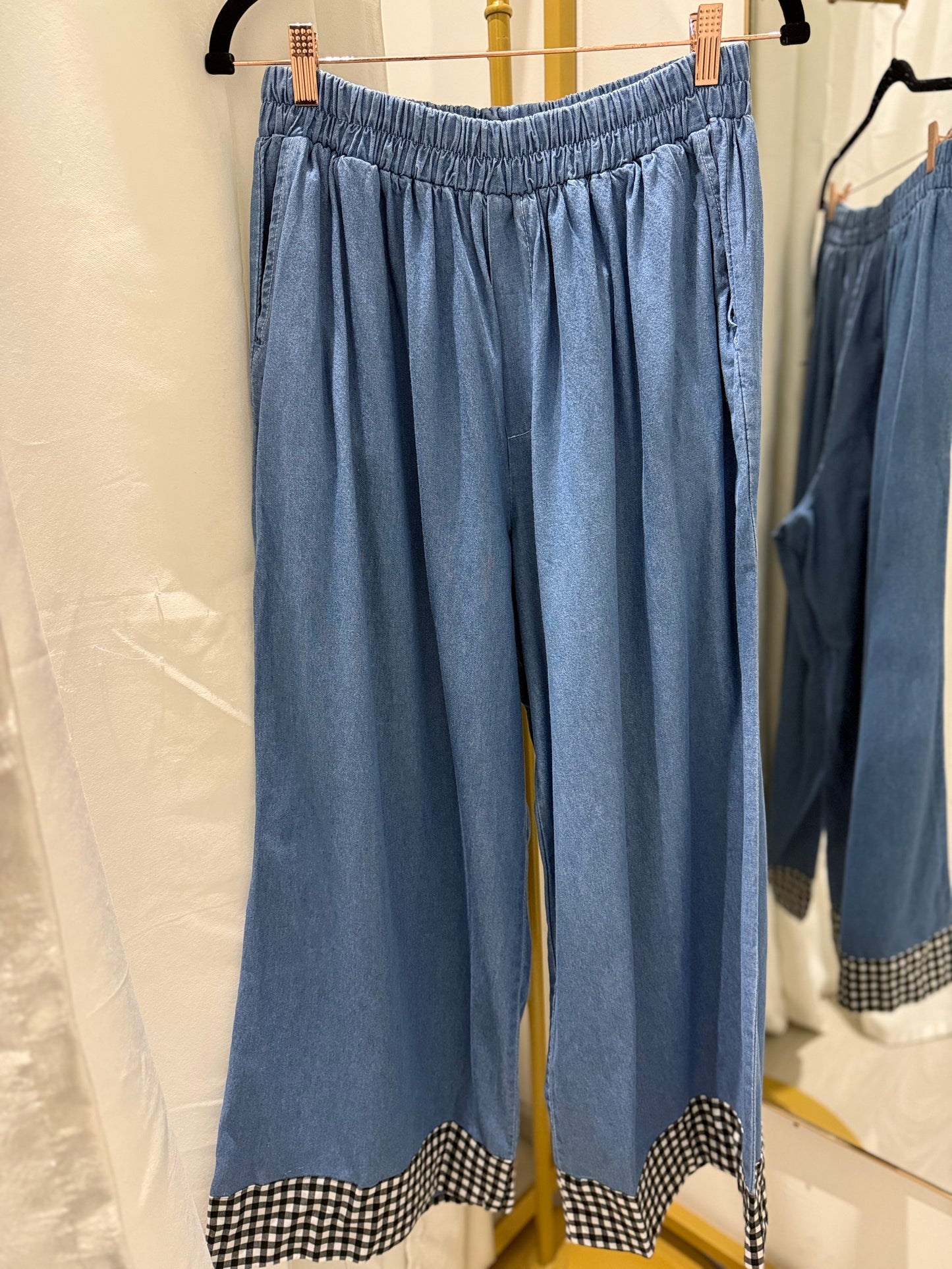 ST Jennifer Checkered Denim