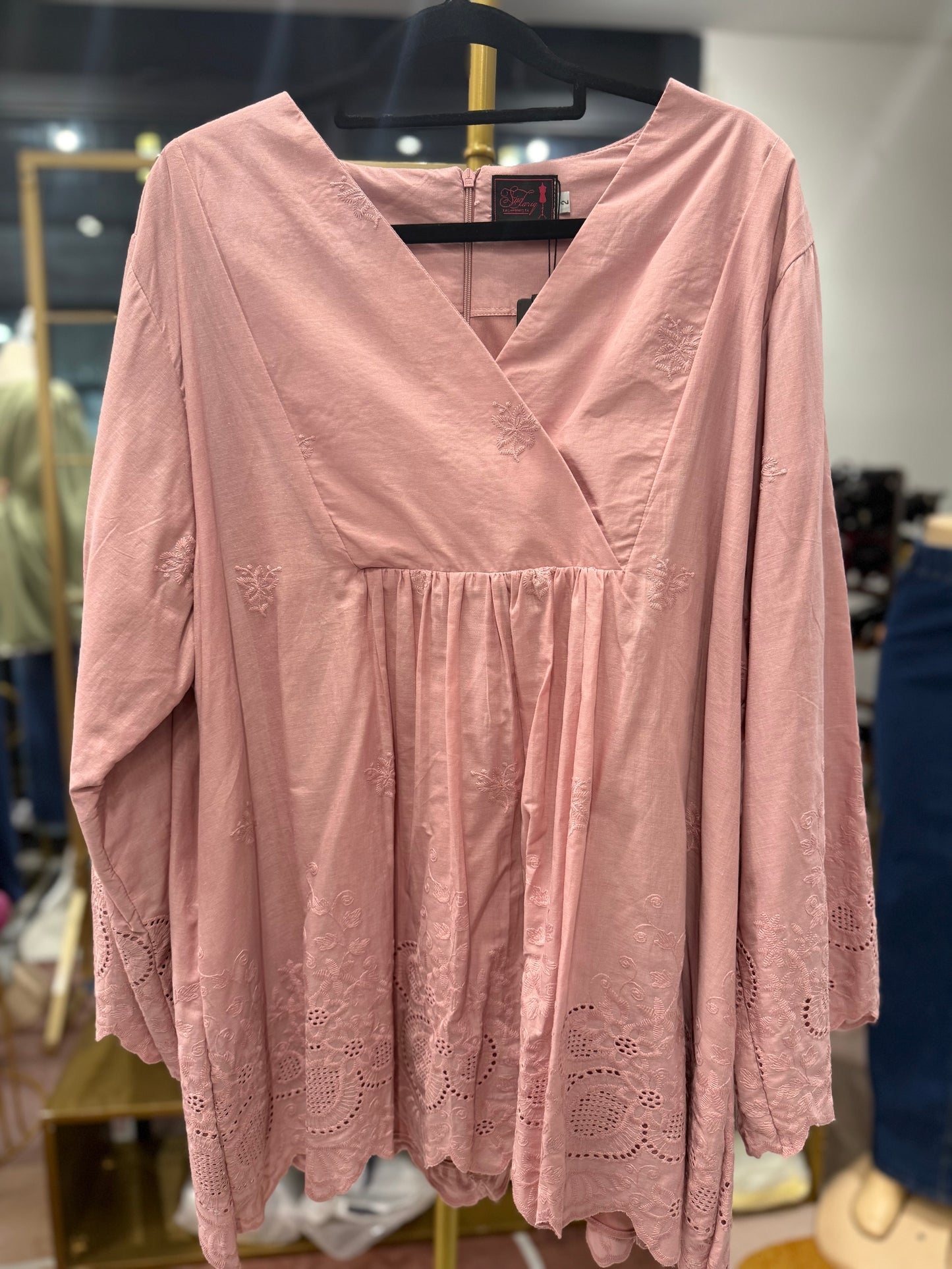 Natalia Eyelet Top