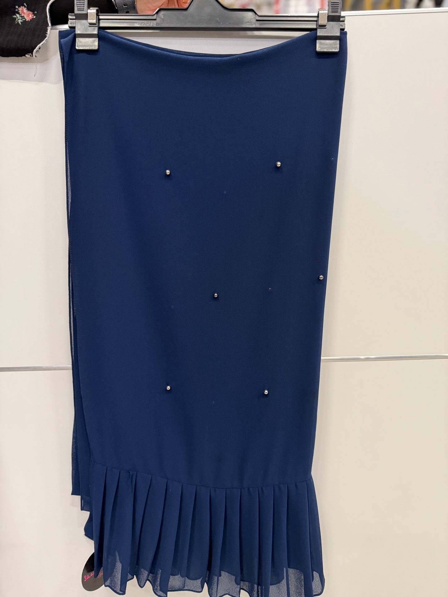 Lulu Instant Pleated Pearl Shawl