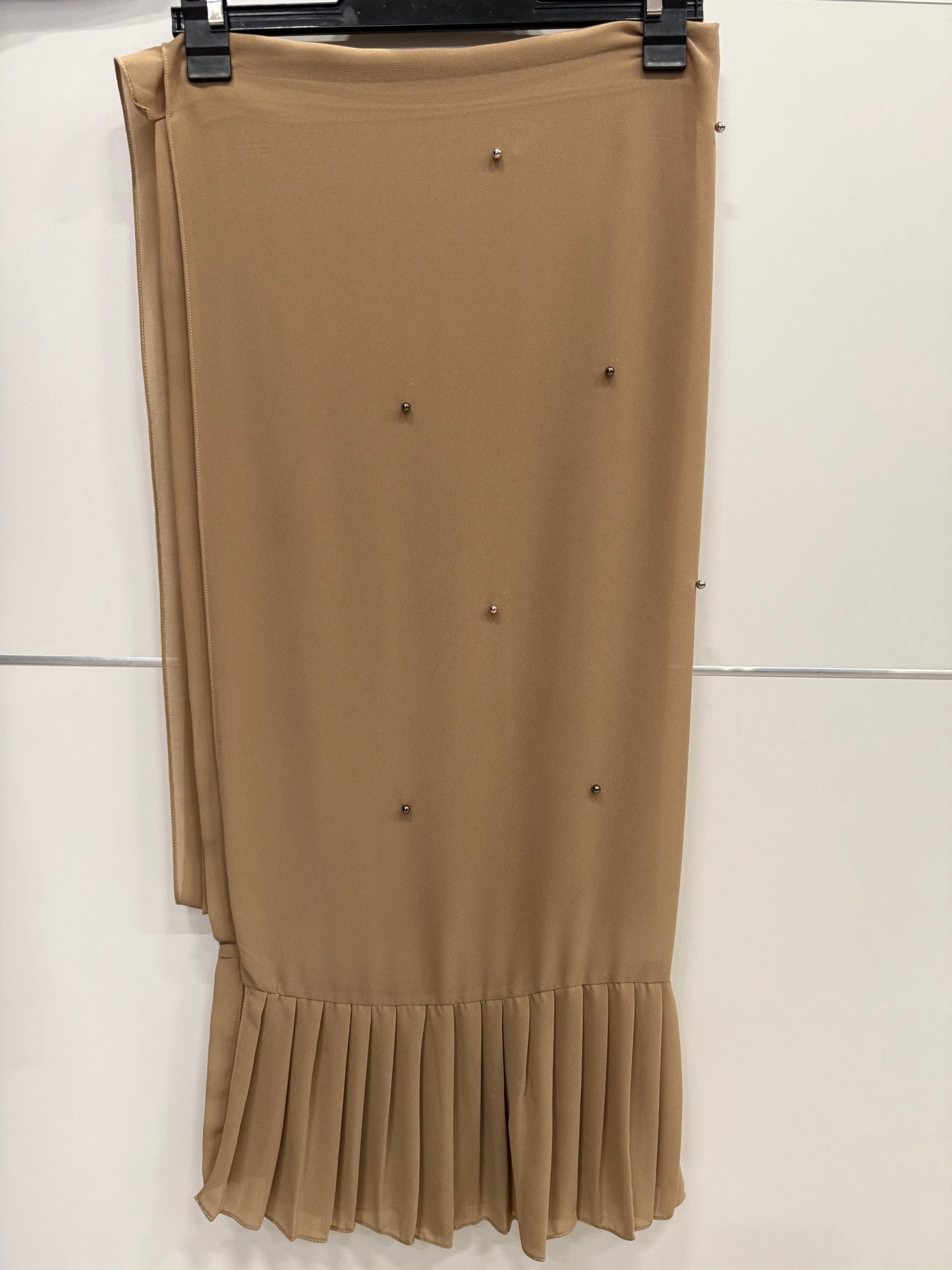 Lulu Instant Pleated Pearl Shawl