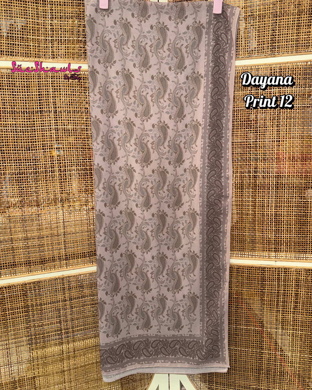 Dayana Printed 1.8M Shawl Premium Chiffon