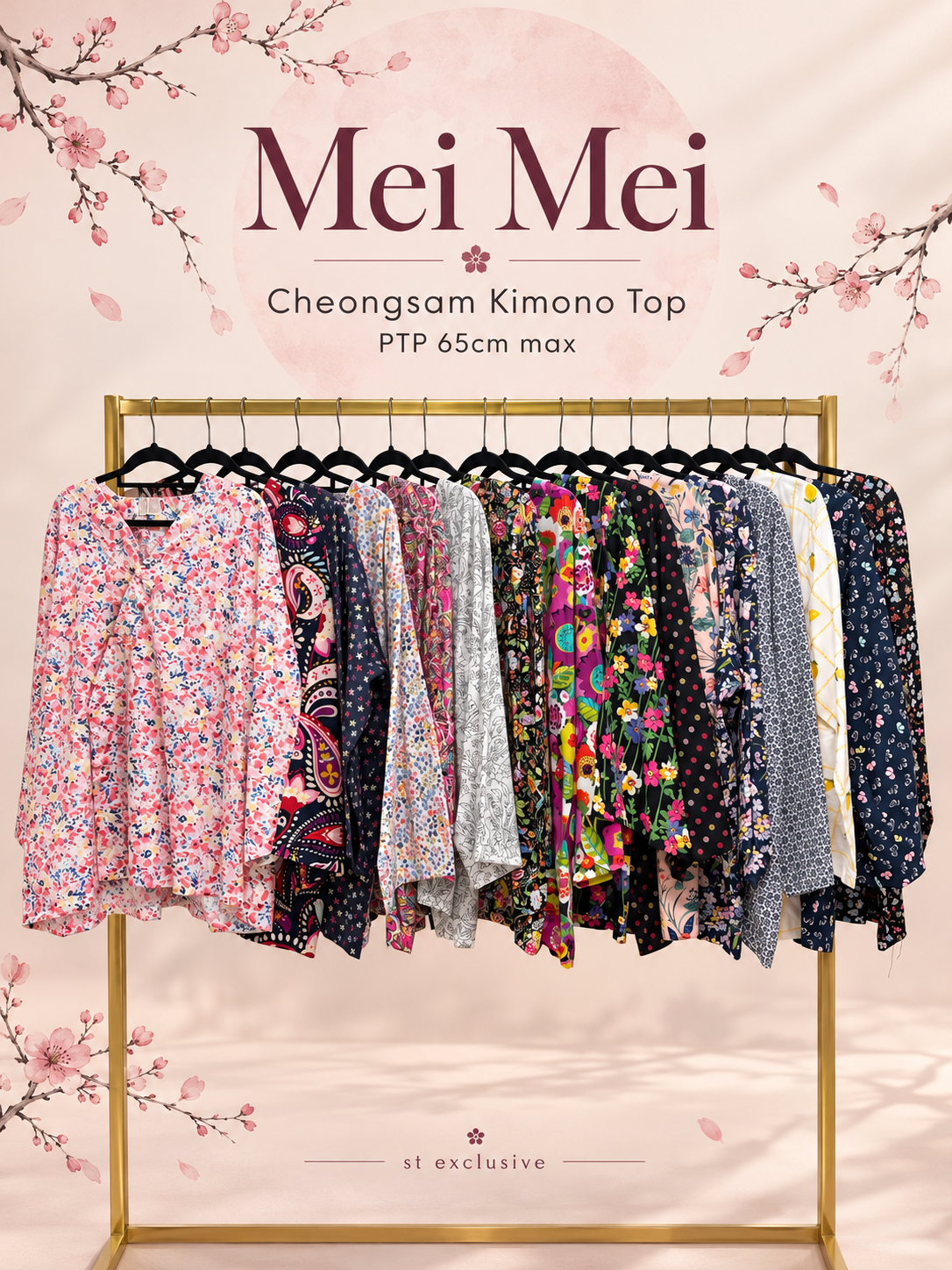 Mei Mei Cheongsam Kimono Top