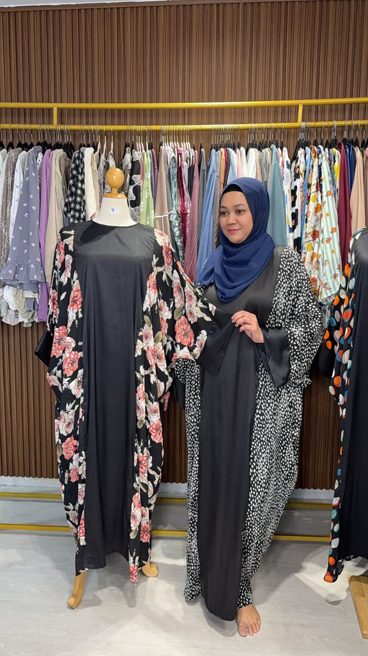 Abaya Premium Satin Silk