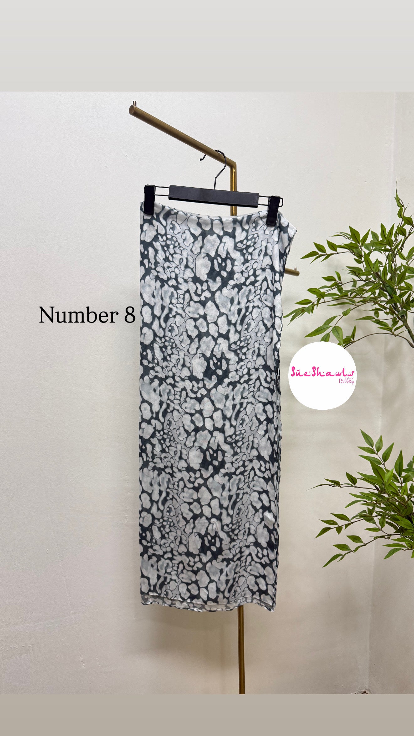 Sufya Leopard Print Modal Shawl