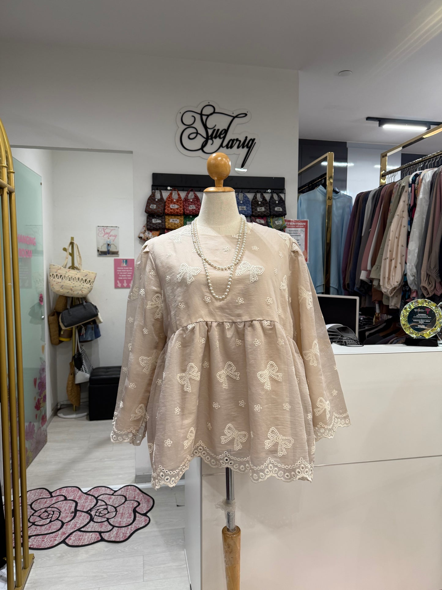 Maisara Babydoll Top Plus Size