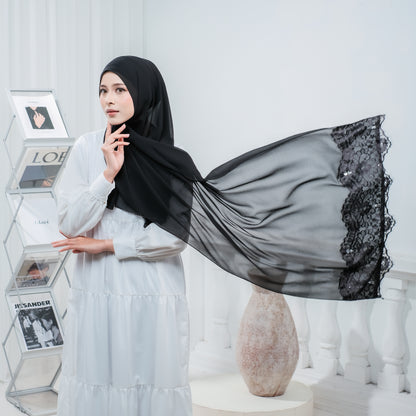 Aliyah Lace Instant Shawl