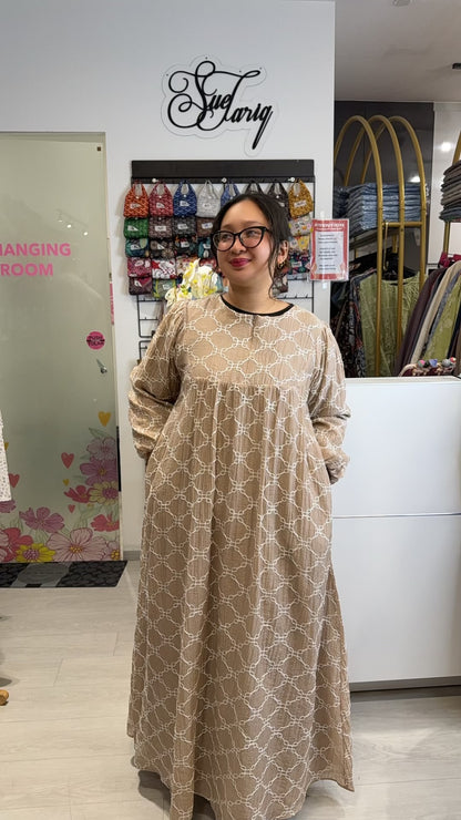 Lily Premium Cotton Eyelet Dress