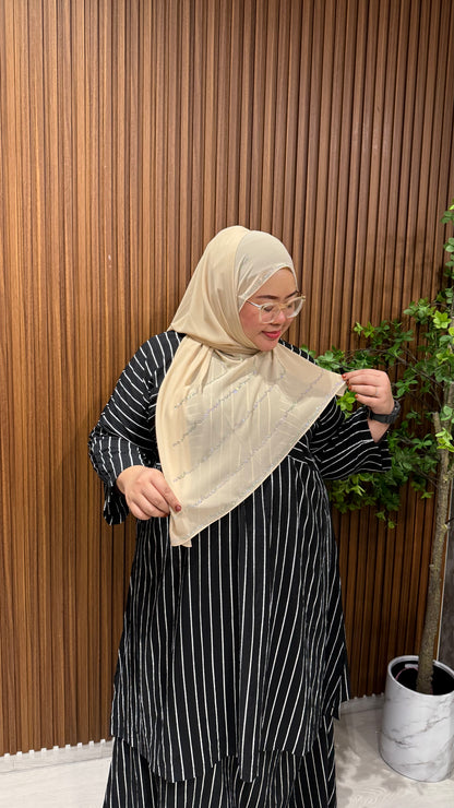 Emylda Premium Chiffon Bling Shawl