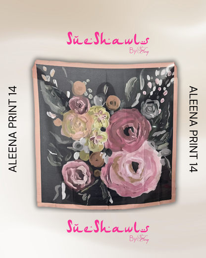 Aleena Premium cotton viole Printed Bawal