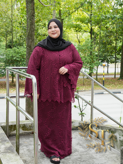 Arifah Skirt Set Plus Size