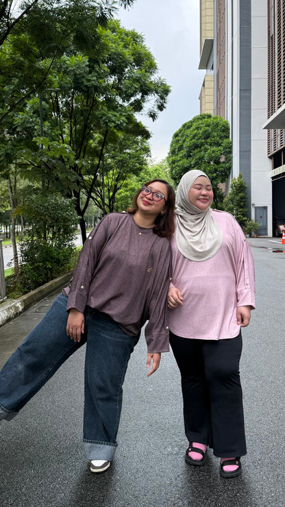 Irene Batwing With Side Buttons