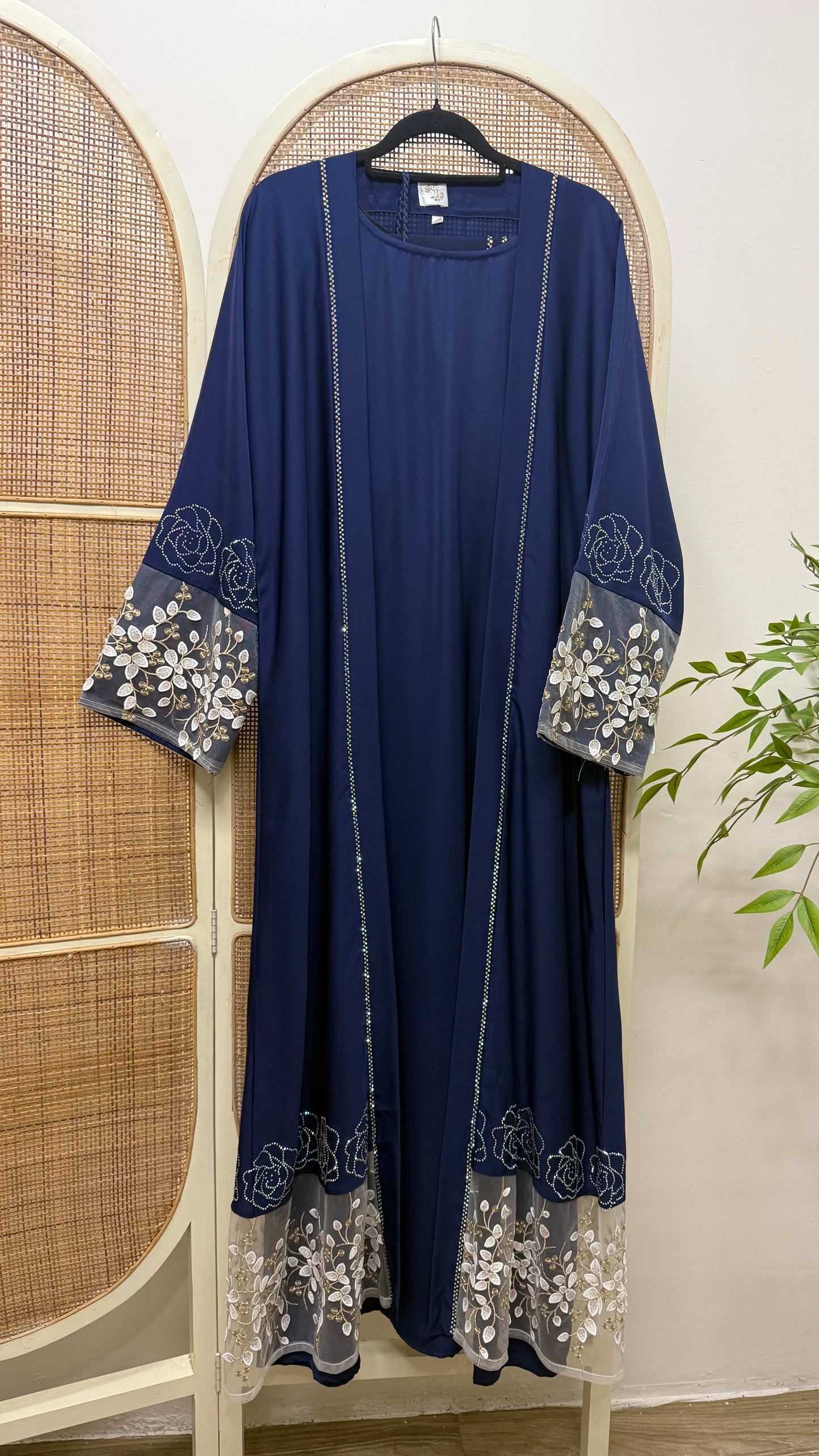 Elisya Lace 2-piece Abaya Dubai
