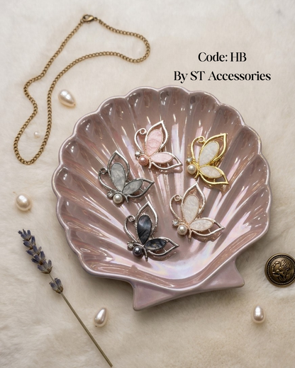 Half Butterfly Brooch