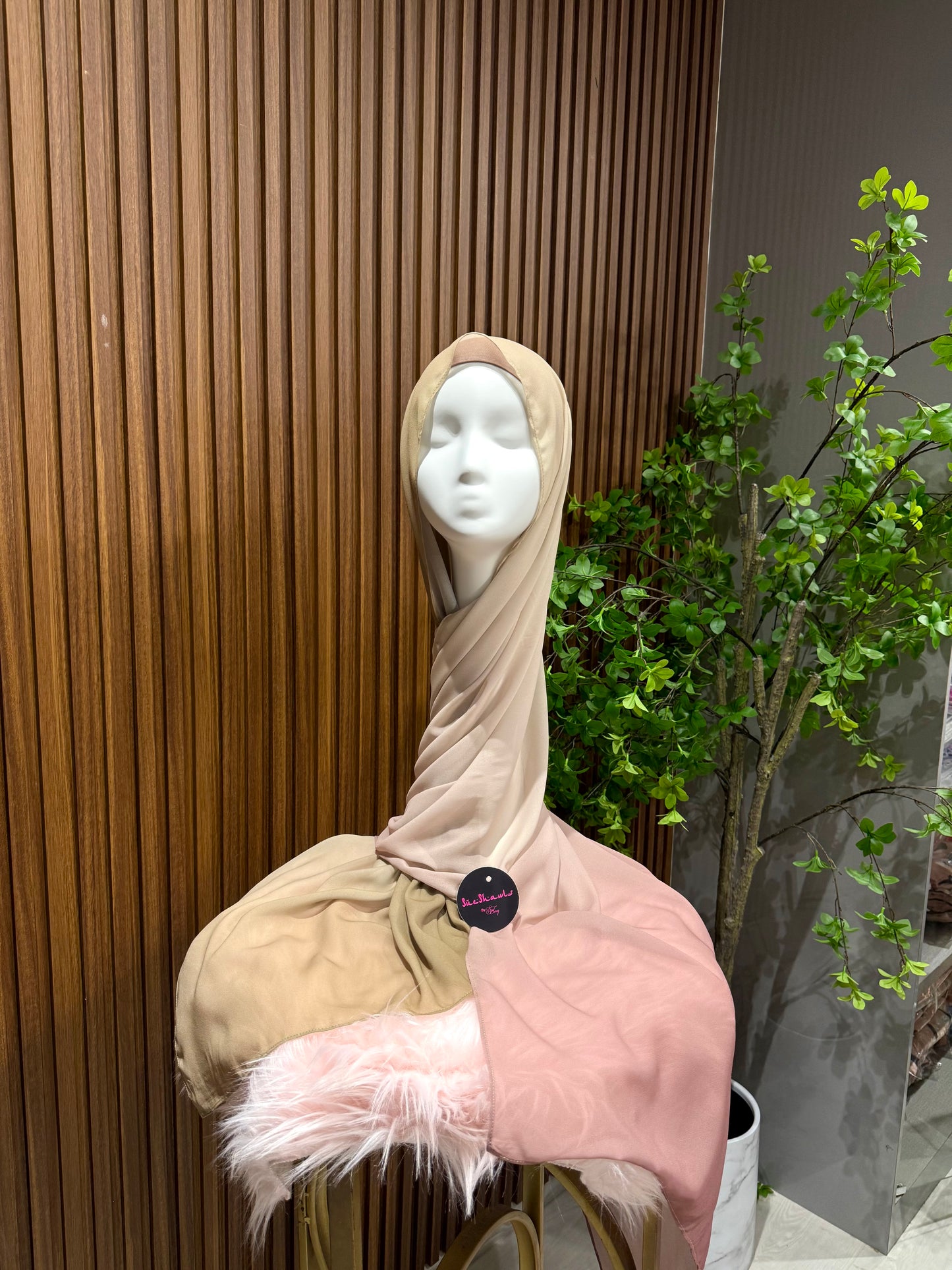 Premium chiffon Ombre Shawl