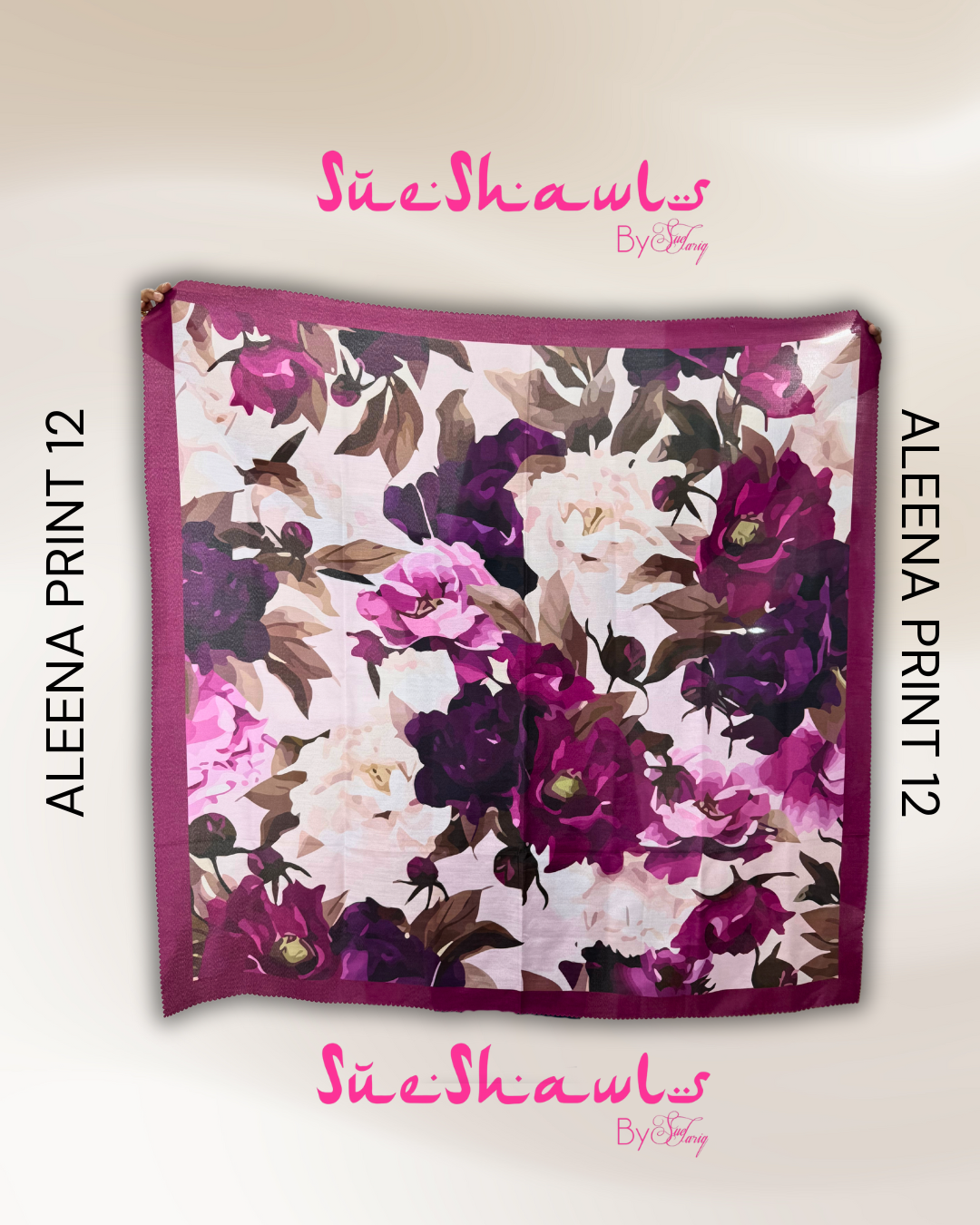 Aleena Premium cotton viole Printed Bawal