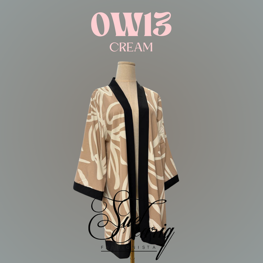 Kimono Outer Lines Print #OW13