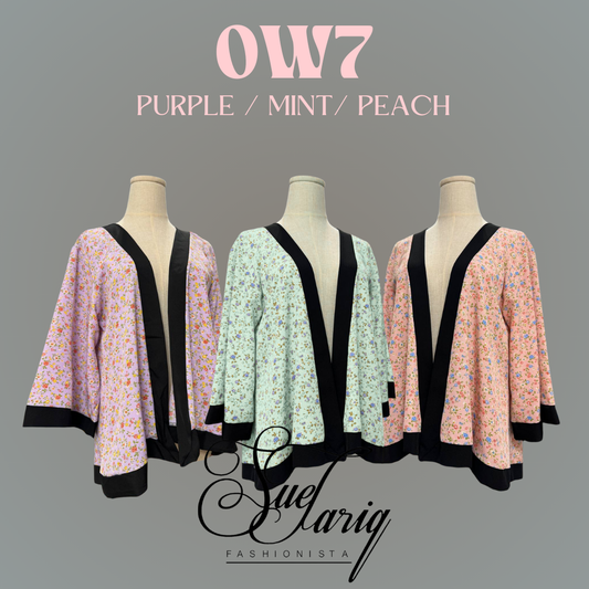 Kimono Floral Print #OW7