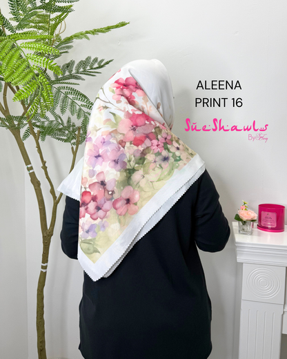 Aleena Premium cotton viole Printed Bawal