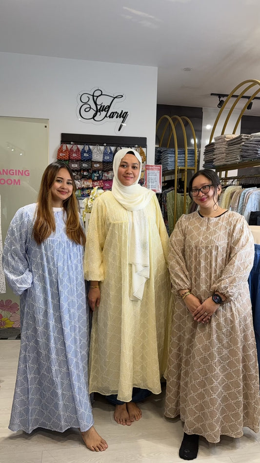 Lily Premium Cotton Eyelet Dress