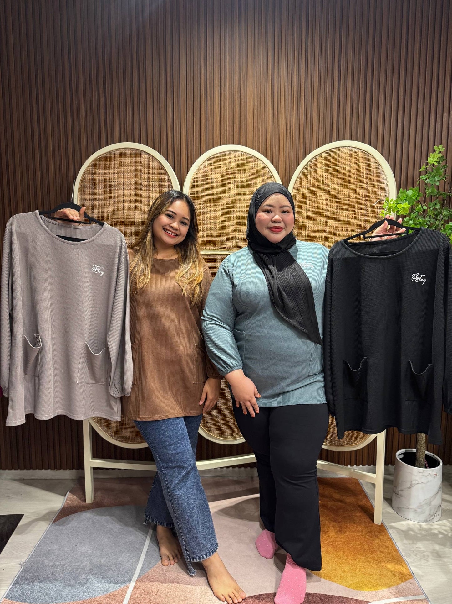 Nara Waffle Casual Top