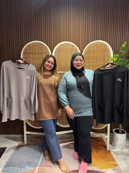 Nara Waffle Casual Top