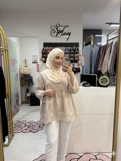 Maisara Babydoll Top Plus Size