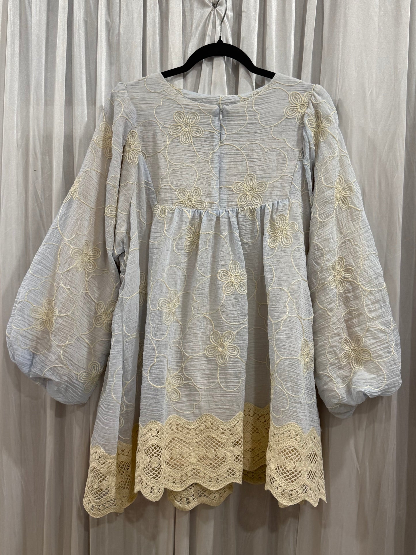 Mikayla Cotton Eyelet Babydoll Top Lace