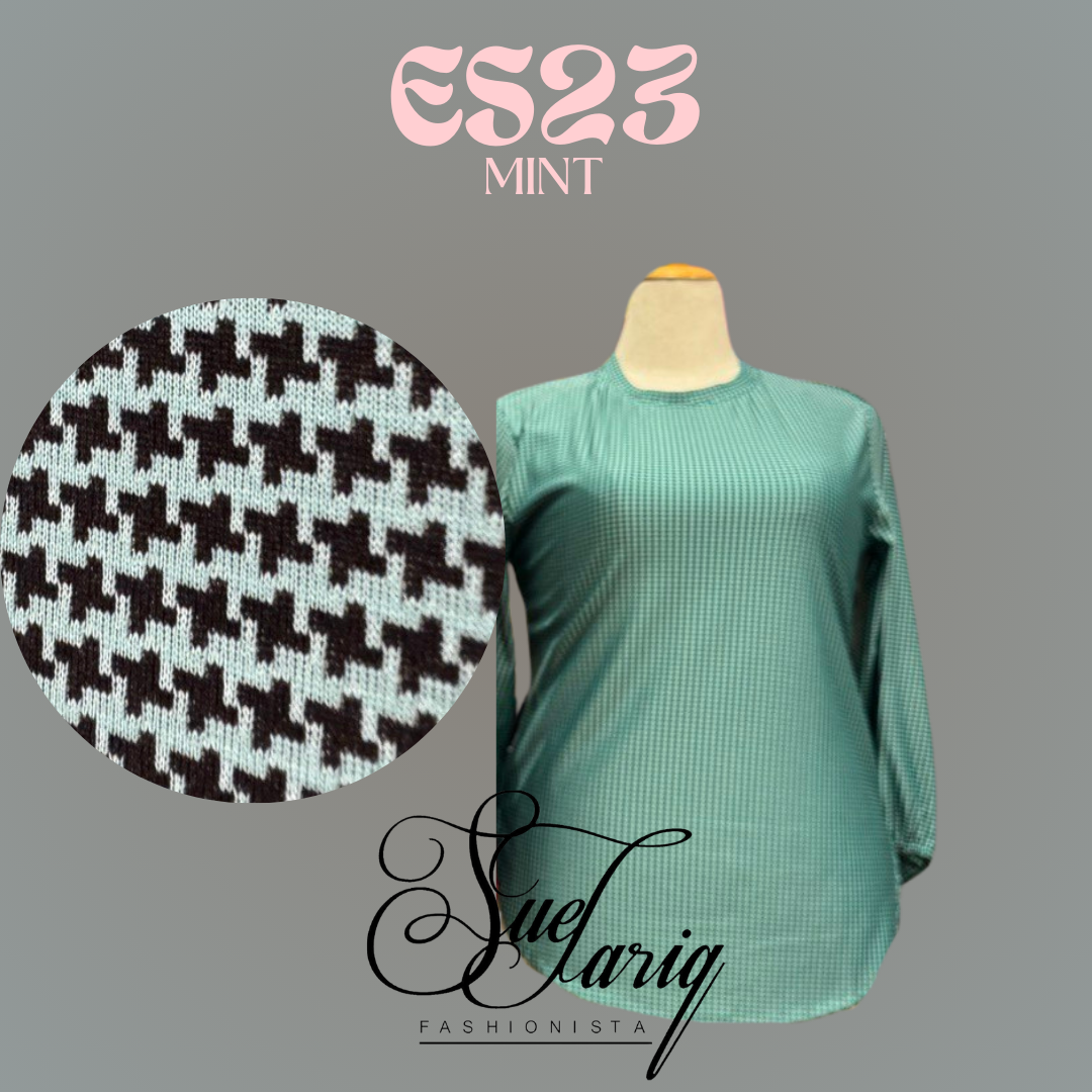 Houndstooth Top #ES23