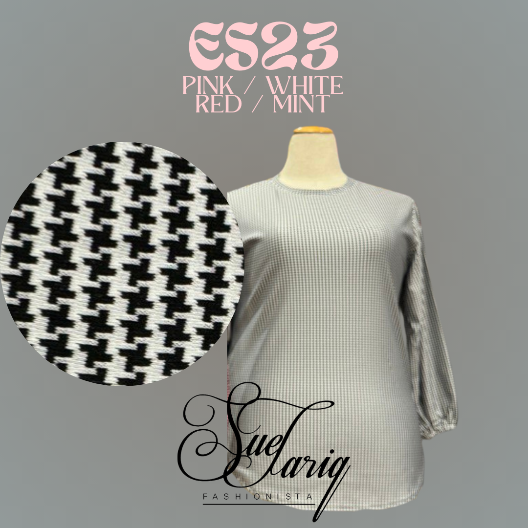 Houndstooth Top #ES23