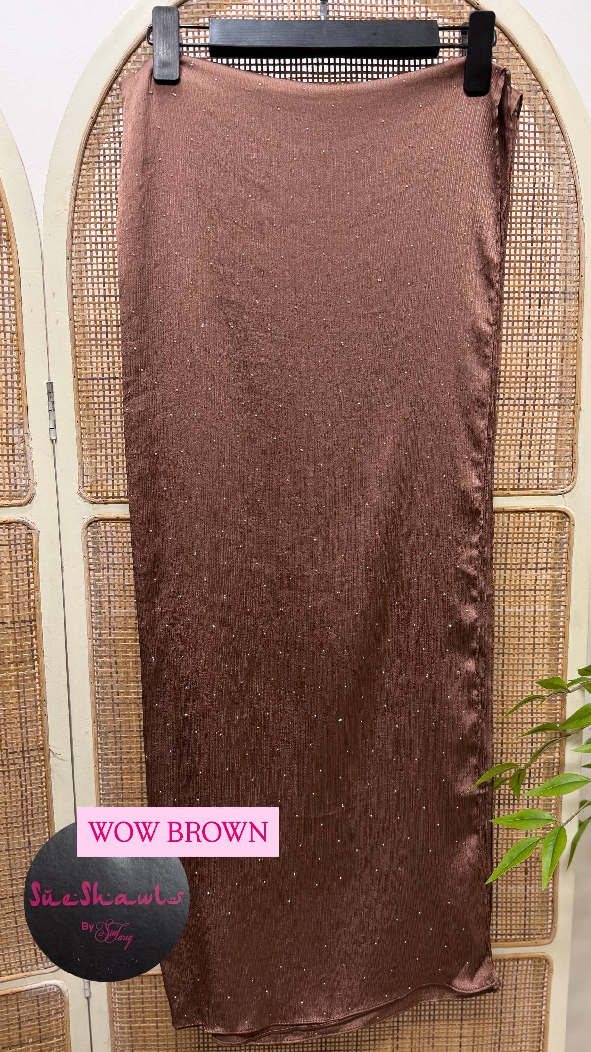 Wow shimmer shawl with small bling