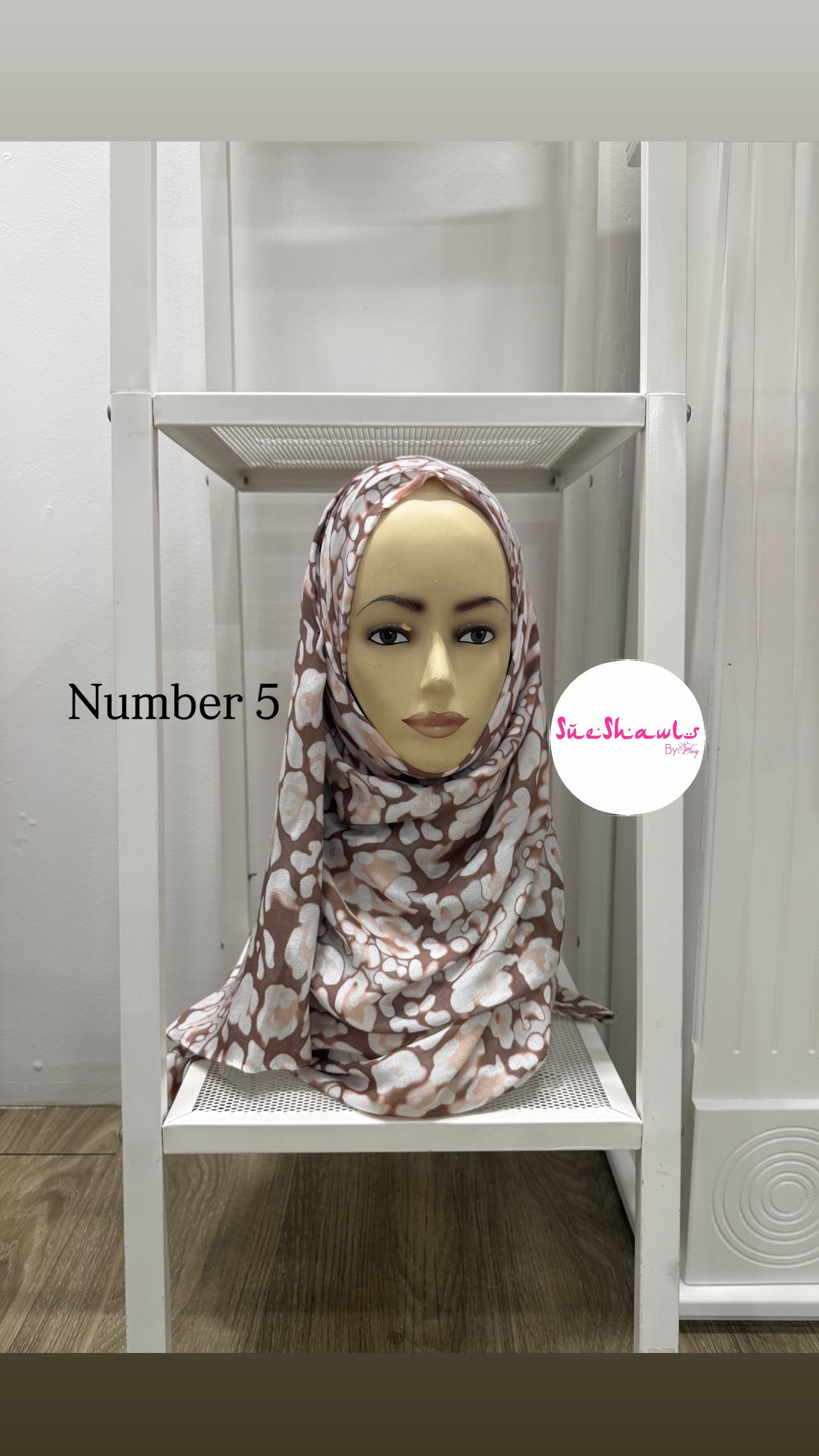 Sufya Leopard Print Modal Shawl