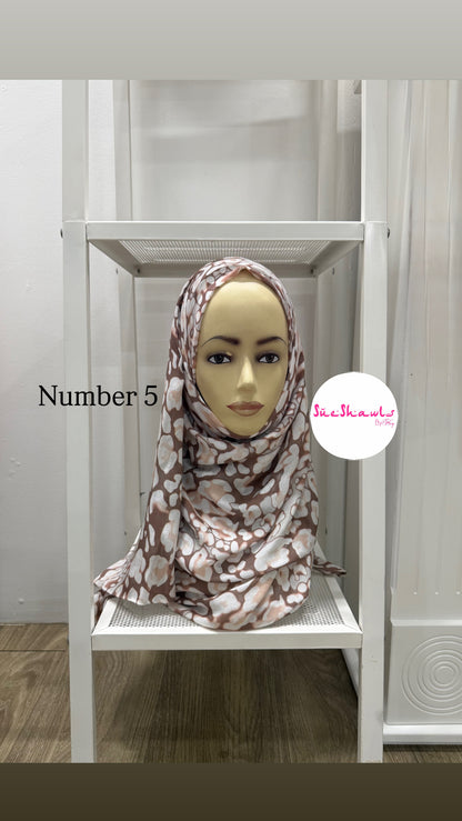 Sufya Leopard Print Modal Shawl