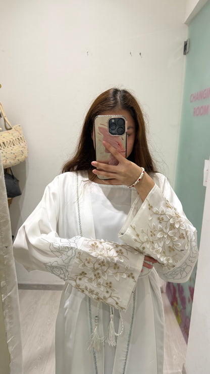 Elisya Lace 2-piece Abaya Dubai