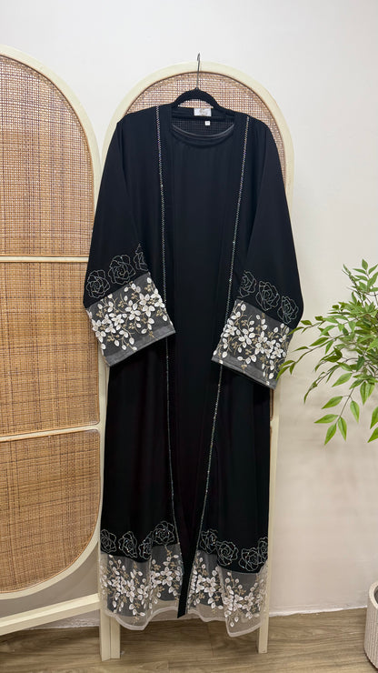 Elisya Lace 2-piece Abaya Dubai