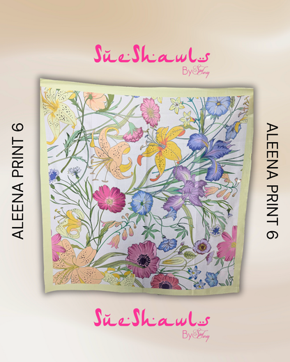 Aleena Premium cotton viole Printed Bawal