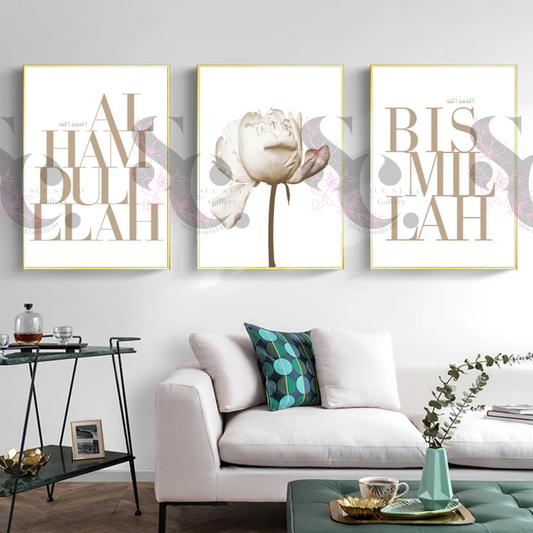 Bold with Arabic Quotes in Sets of 3