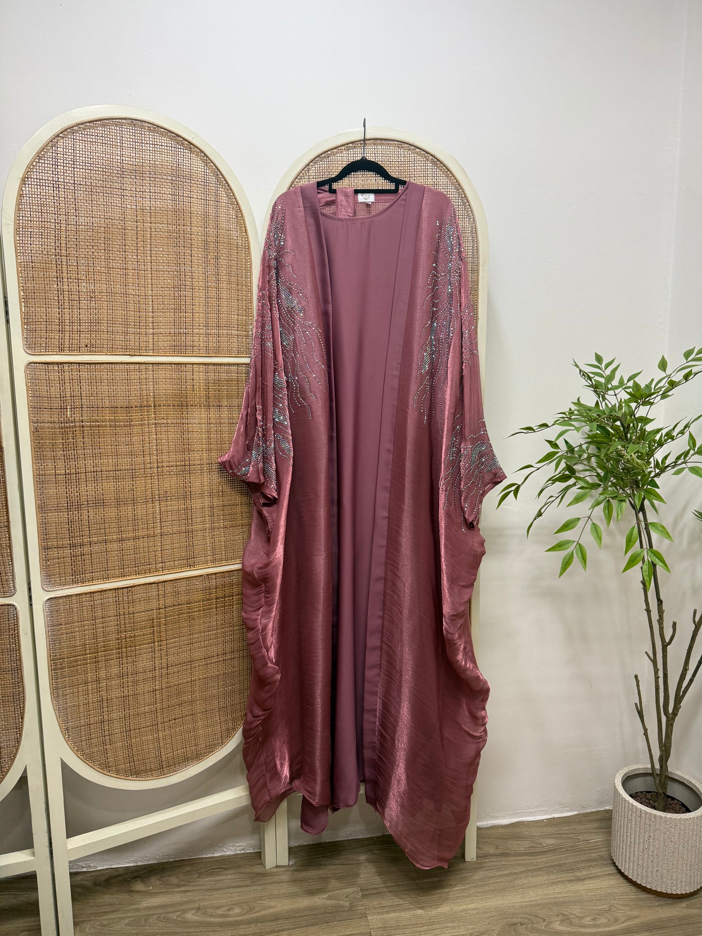 Abaya Alwiyah 2-piece Bling Dubai
