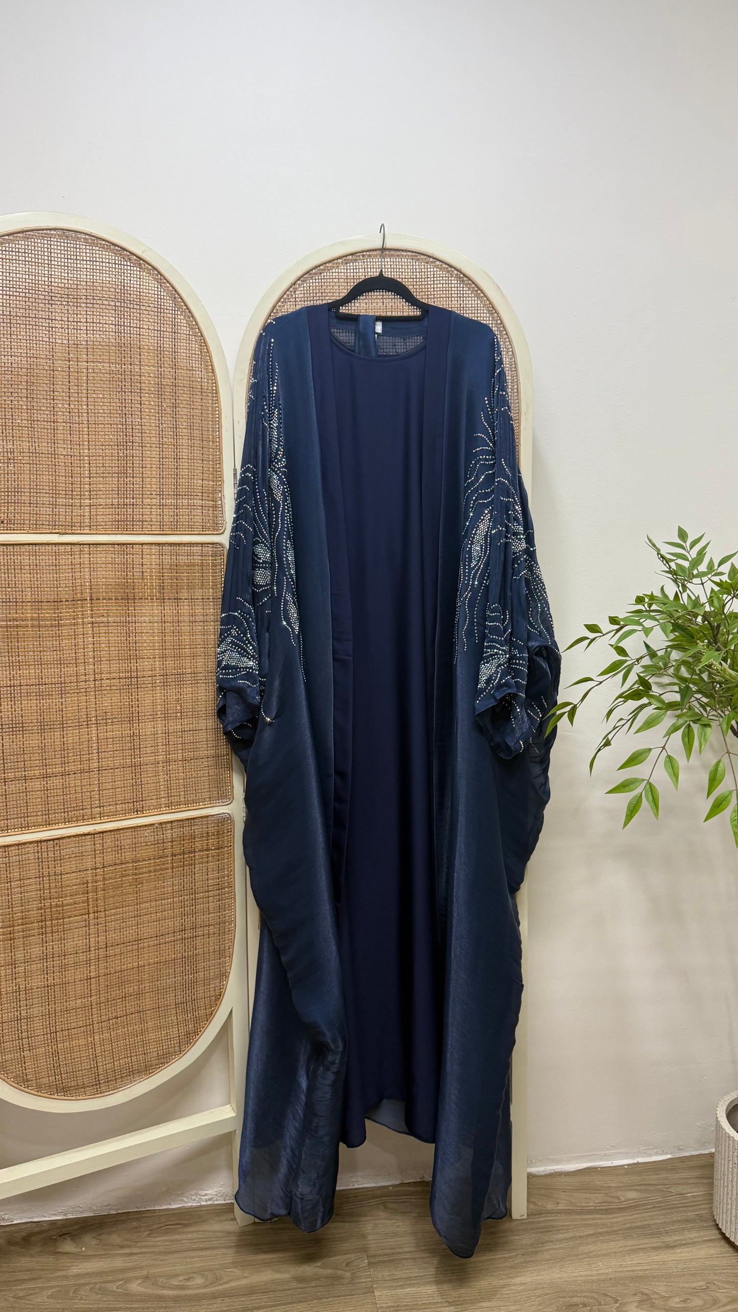 Abaya Alwiyah 2-piece Bling Dubai