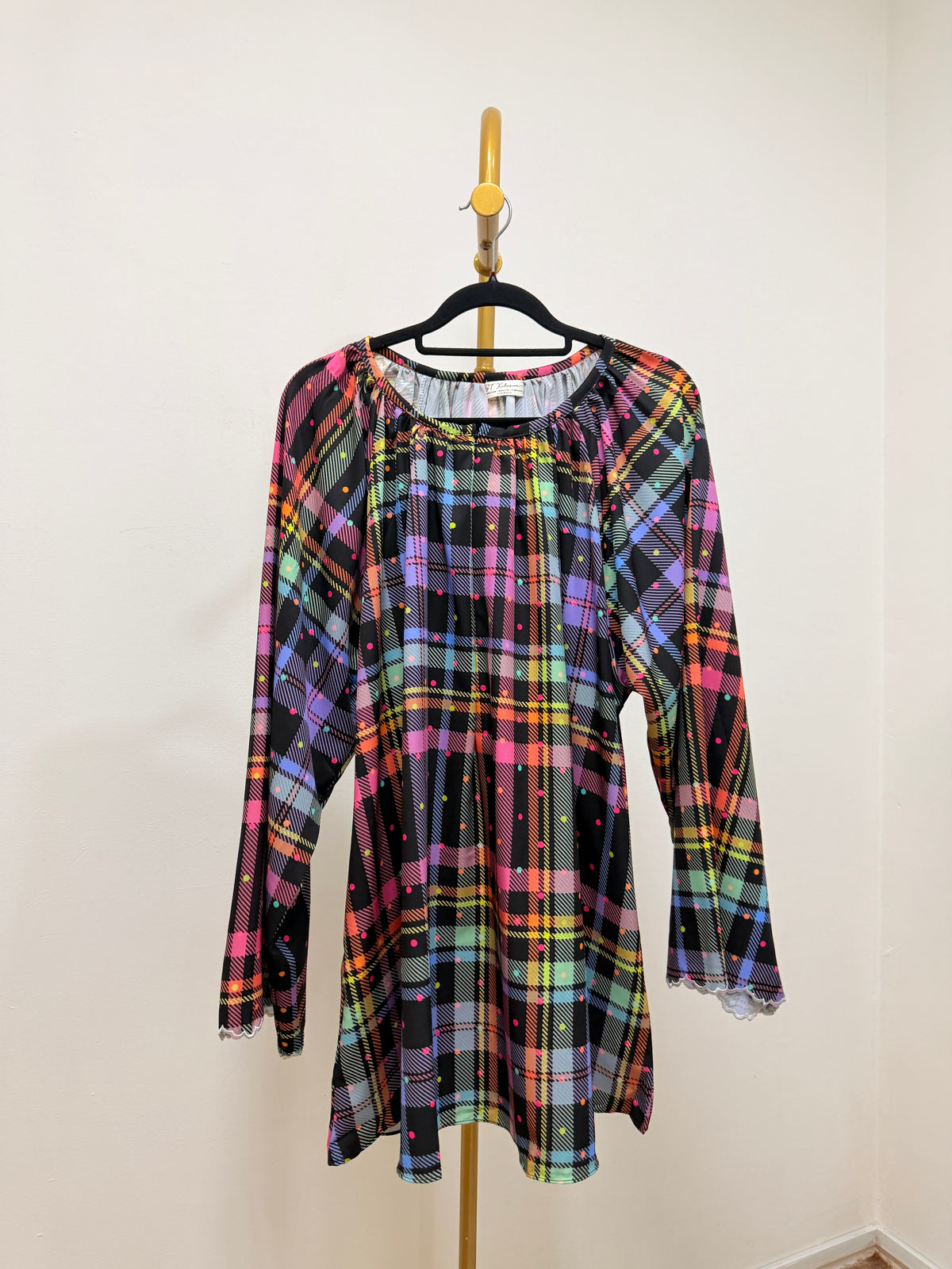 Beverly Printed Raglan Top