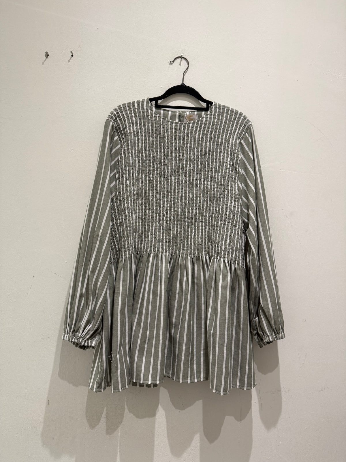 Jessie Stripes Smocked Top
